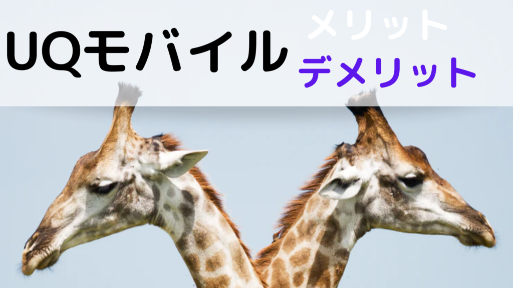UQモバイルに乗り換えるデメリット
